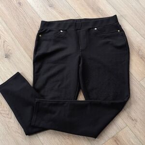 Micheal kors black stretchy jeans look pants